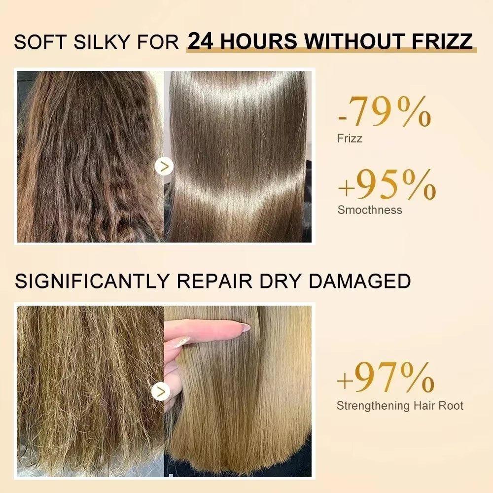 100G Collagen Hair Mask Keratin Hair Treatment Deep Repair Argan Oil Collagen Essence Keratin Conditioner for Dry Damaged Hair